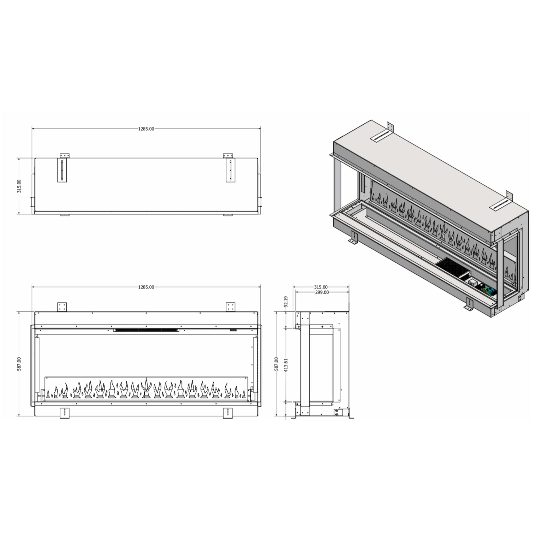 E-lectra 1250 (1285mm Wide)