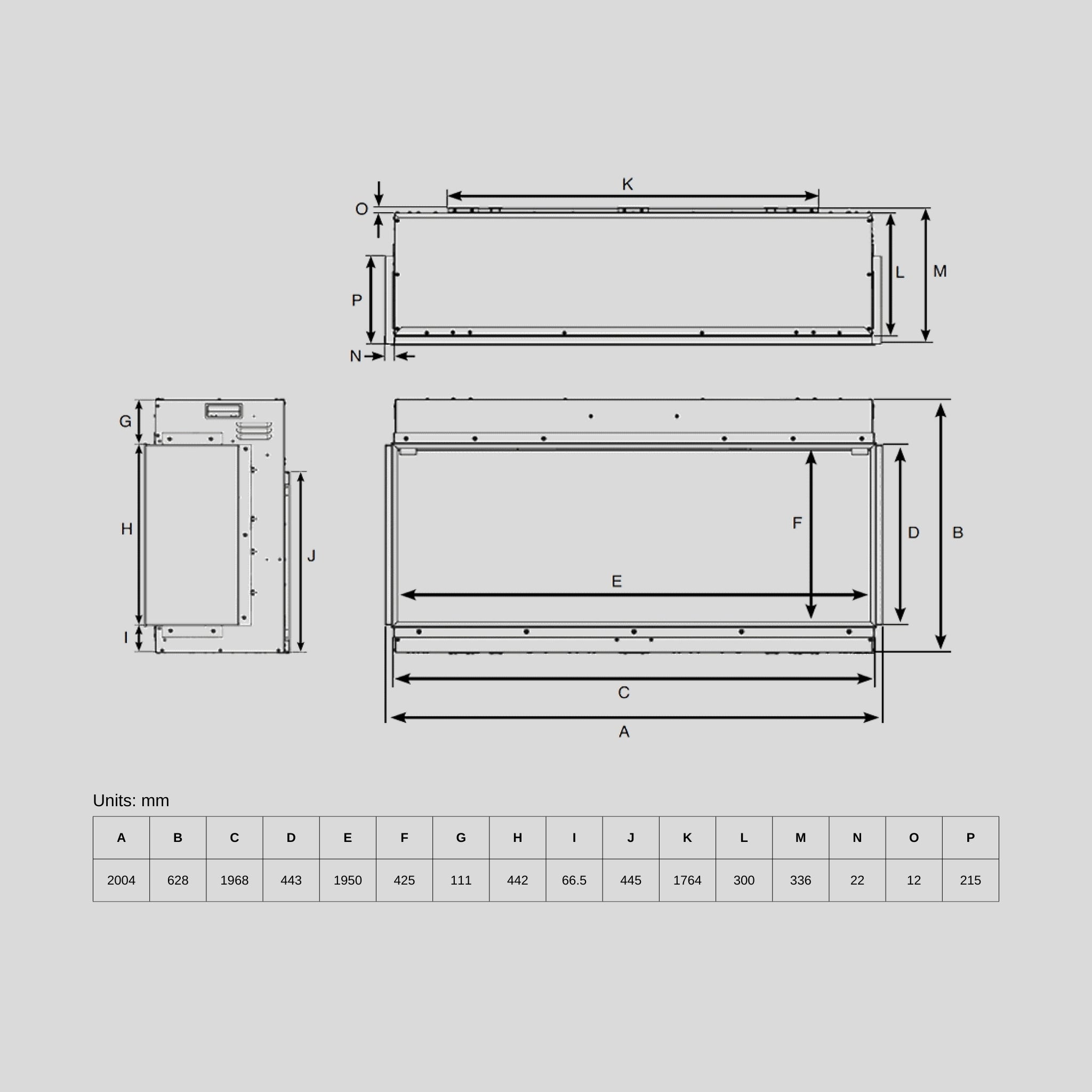Onyx Avanti 190rw (1900mm Wide)