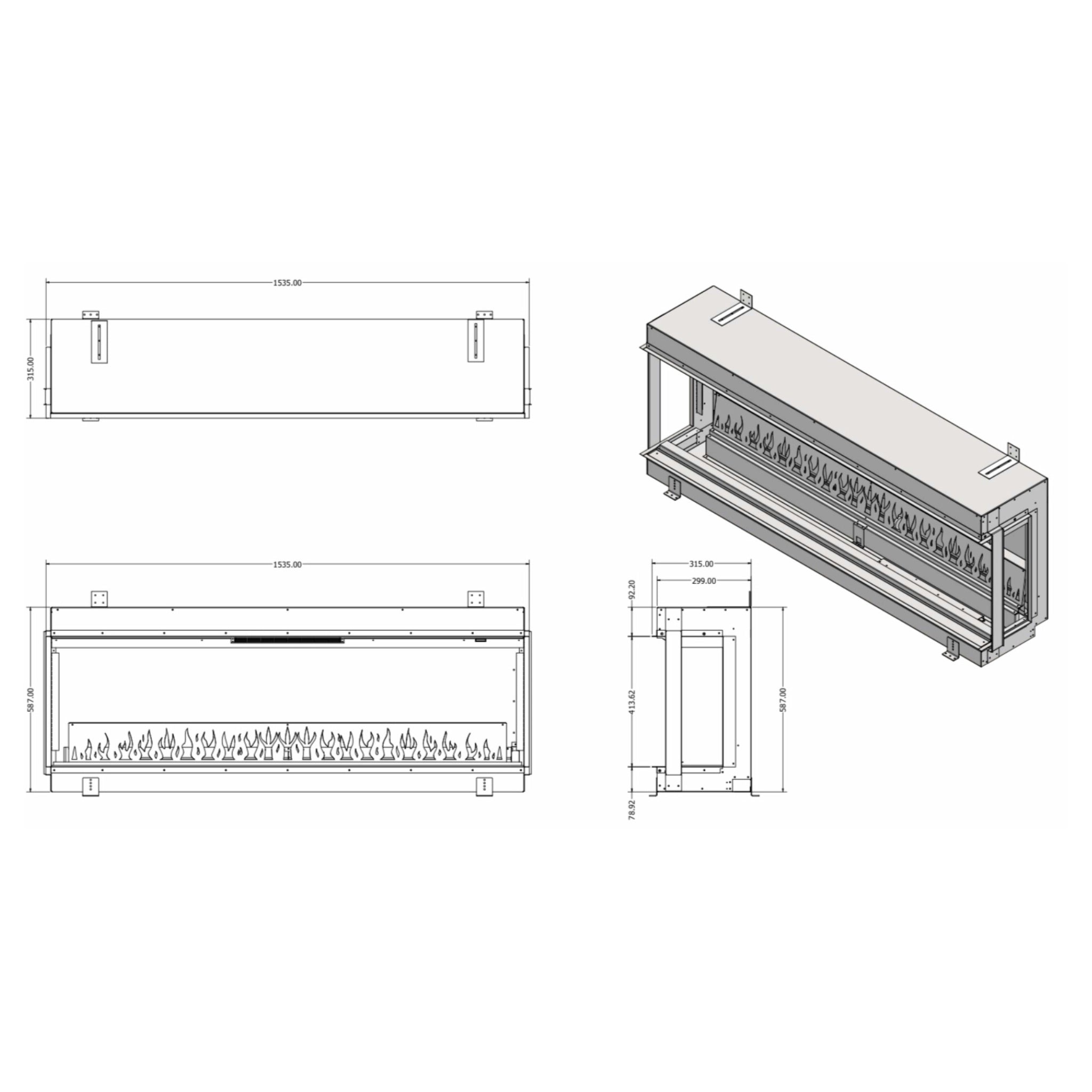 Evonic Volante 1500 (1500mm Wide)