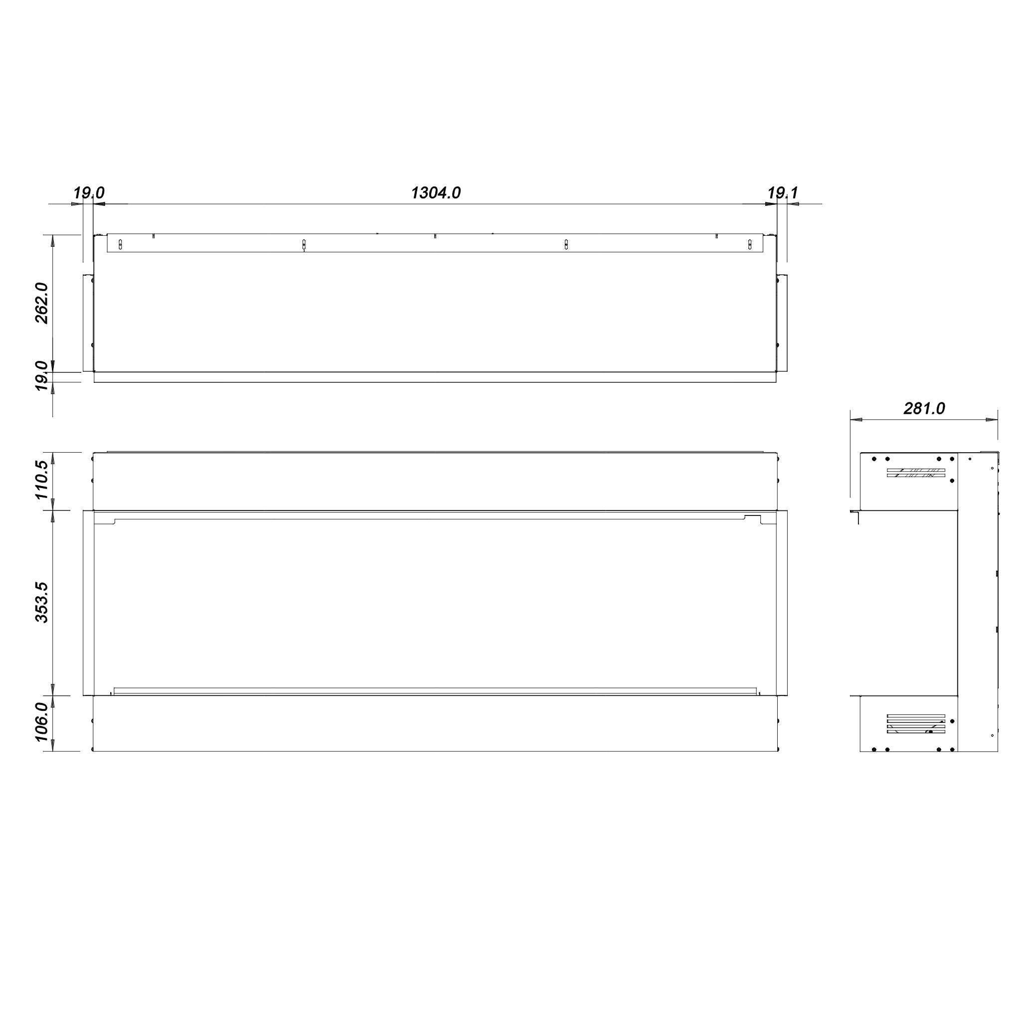 Glazer 1300 (1304mm Wide)