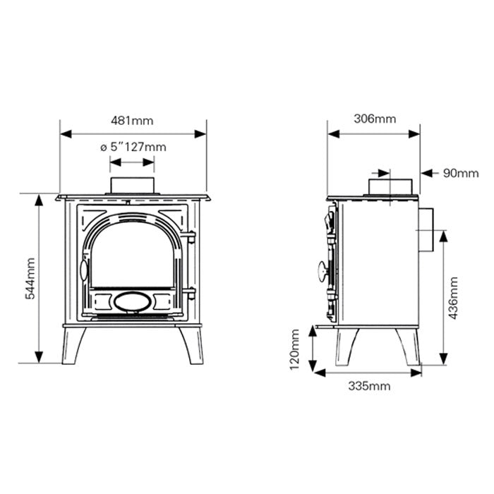 Stovax Stockton 5 Eco Wood Burning Stove